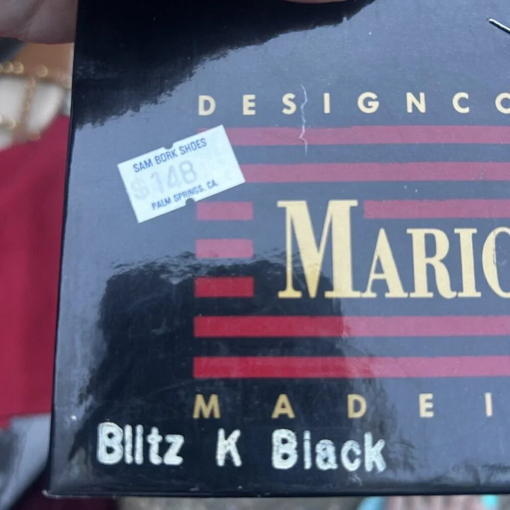 Mario Bruni Black Blitz Tassel Dress Shoes Size 11.5 N